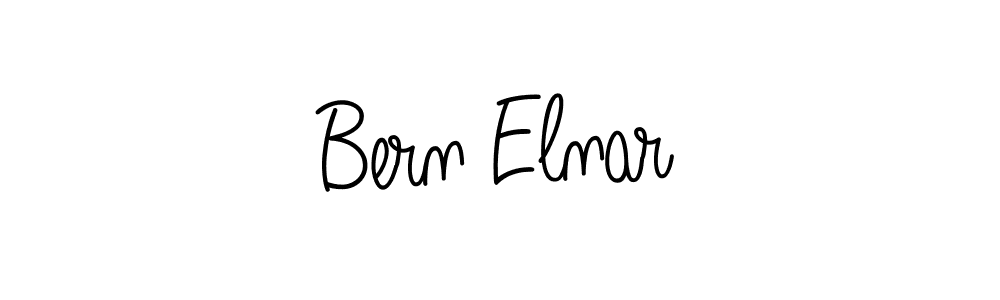 How to make Bern Elnar name signature. Use Angelique-Rose-font-FFP style for creating short signs online. This is the latest handwritten sign. Bern Elnar signature style 5 images and pictures png