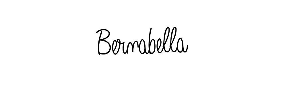 Design your own signature with our free online signature maker. With this signature software, you can create a handwritten (Angelique-Rose-font-FFP) signature for name Bernabella. Bernabella signature style 5 images and pictures png