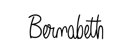 How to make Bernabeth name signature. Use Angelique-Rose-font-FFP style for creating short signs online. This is the latest handwritten sign. Bernabeth signature style 5 images and pictures png
