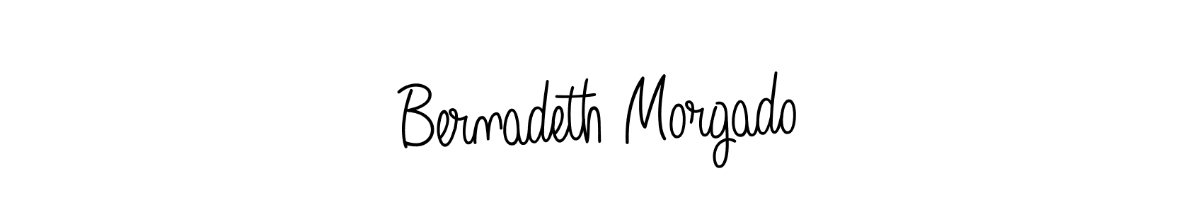 Create a beautiful signature design for name Bernadeth Morgado. With this signature (Angelique-Rose-font-FFP) fonts, you can make a handwritten signature for free. Bernadeth Morgado signature style 5 images and pictures png