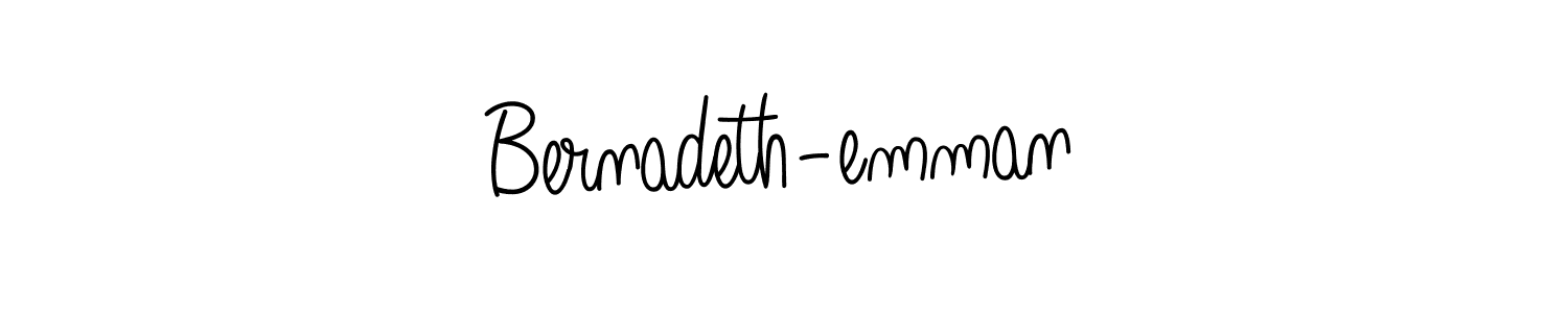 Once you've used our free online signature maker to create your best signature Angelique-Rose-font-FFP style, it's time to enjoy all of the benefits that Bernadeth-emman name signing documents. Bernadeth-emman signature style 5 images and pictures png