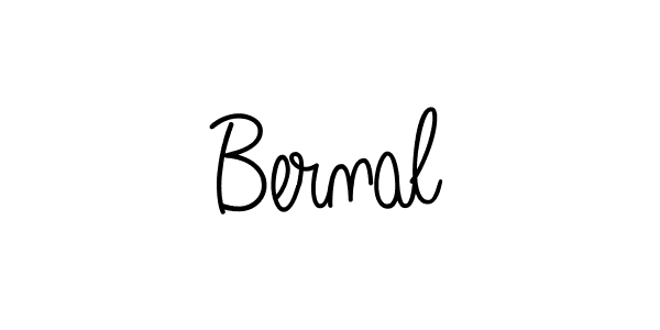 Use a signature maker to create a handwritten signature online. With this signature software, you can design (Angelique-Rose-font-FFP) your own signature for name Bernal. Bernal signature style 5 images and pictures png