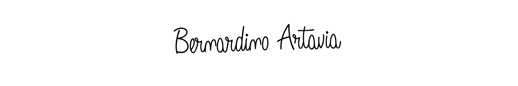 Use a signature maker to create a handwritten signature online. With this signature software, you can design (Angelique-Rose-font-FFP) your own signature for name Bernardino Artavia. Bernardino Artavia signature style 5 images and pictures png