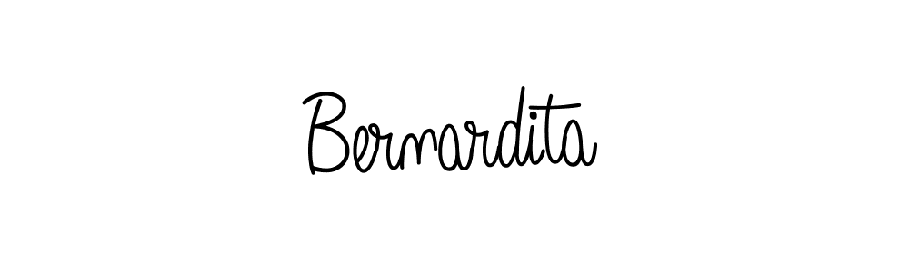Also we have Bernardita name is the best signature style. Create professional handwritten signature collection using Angelique-Rose-font-FFP autograph style. Bernardita signature style 5 images and pictures png