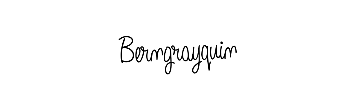 Make a beautiful signature design for name Berngrayquin. With this signature (Angelique-Rose-font-FFP) style, you can create a handwritten signature for free. Berngrayquin signature style 5 images and pictures png