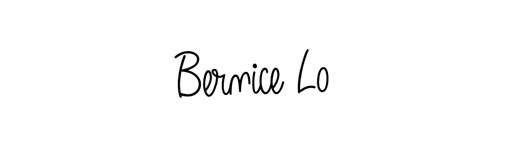 How to make Bernice Lo name signature. Use Angelique-Rose-font-FFP style for creating short signs online. This is the latest handwritten sign. Bernice Lo signature style 5 images and pictures png