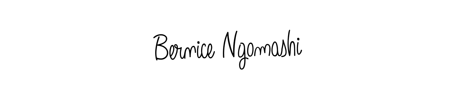 Also we have Bernice Ngomashi name is the best signature style. Create professional handwritten signature collection using Angelique-Rose-font-FFP autograph style. Bernice Ngomashi signature style 5 images and pictures png