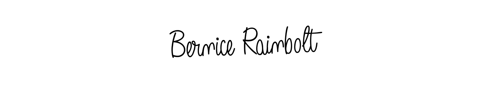 You can use this online signature creator to create a handwritten signature for the name Bernice Rainbolt. This is the best online autograph maker. Bernice Rainbolt signature style 5 images and pictures png