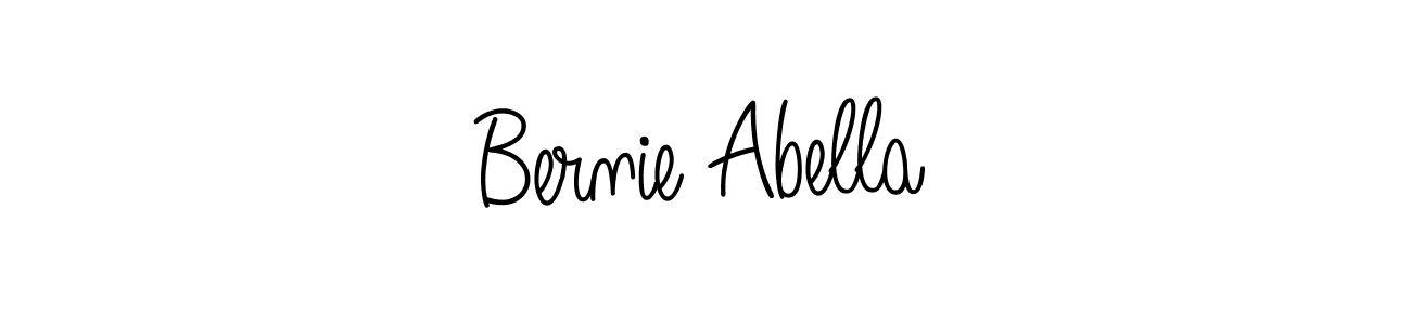 Angelique-Rose-font-FFP is a professional signature style that is perfect for those who want to add a touch of class to their signature. It is also a great choice for those who want to make their signature more unique. Get Bernie Abella name to fancy signature for free. Bernie Abella signature style 5 images and pictures png