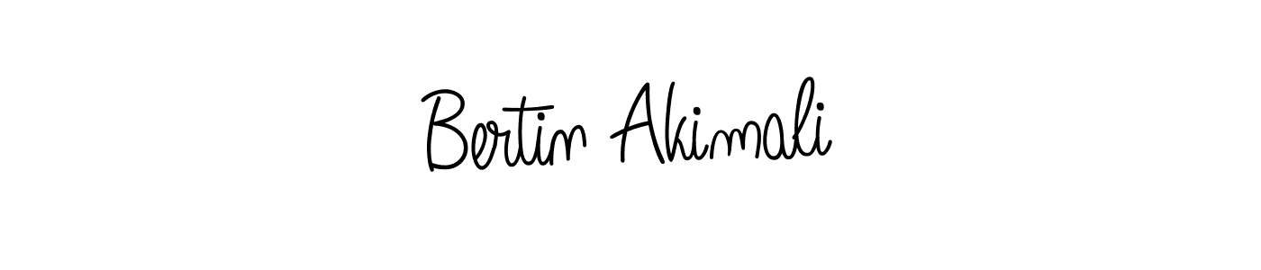 Make a beautiful signature design for name Bertin Akimali. With this signature (Angelique-Rose-font-FFP) style, you can create a handwritten signature for free. Bertin Akimali signature style 5 images and pictures png