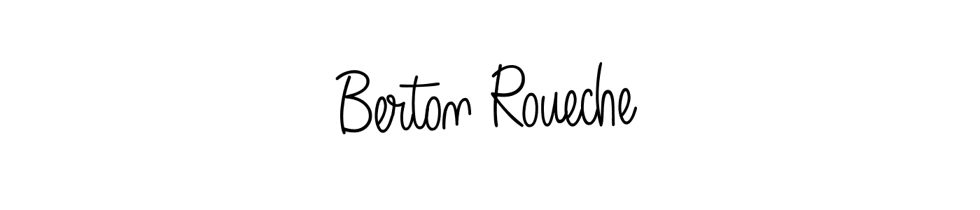 Design your own signature with our free online signature maker. With this signature software, you can create a handwritten (Angelique-Rose-font-FFP) signature for name Berton Roueche. Berton Roueche signature style 5 images and pictures png