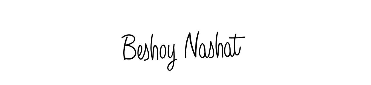 Check out images of Autograph of Beshoy Nashat name. Actor Beshoy Nashat Signature Style. Angelique-Rose-font-FFP is a professional sign style online. Beshoy Nashat signature style 5 images and pictures png