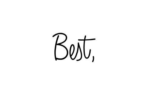 Make a beautiful signature design for name Best,. Use this online signature maker to create a handwritten signature for free. Best, signature style 5 images and pictures png