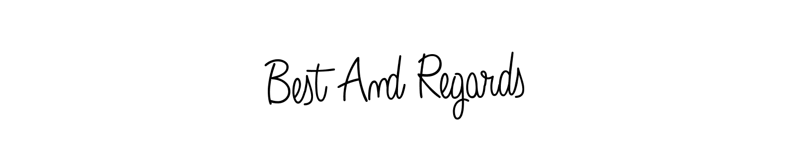 How to make Best And Regards signature? Angelique-Rose-font-FFP is a professional autograph style. Create handwritten signature for Best And Regards name. Best And Regards signature style 5 images and pictures png