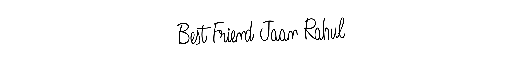 Use a signature maker to create a handwritten signature online. With this signature software, you can design (Angelique-Rose-font-FFP) your own signature for name Best Friend Jaan Rahul. Best Friend Jaan Rahul signature style 5 images and pictures png