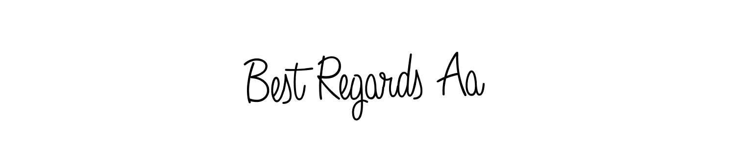 How to make Best Regards Aa signature? Angelique-Rose-font-FFP is a professional autograph style. Create handwritten signature for Best Regards Aa name. Best Regards Aa signature style 5 images and pictures png