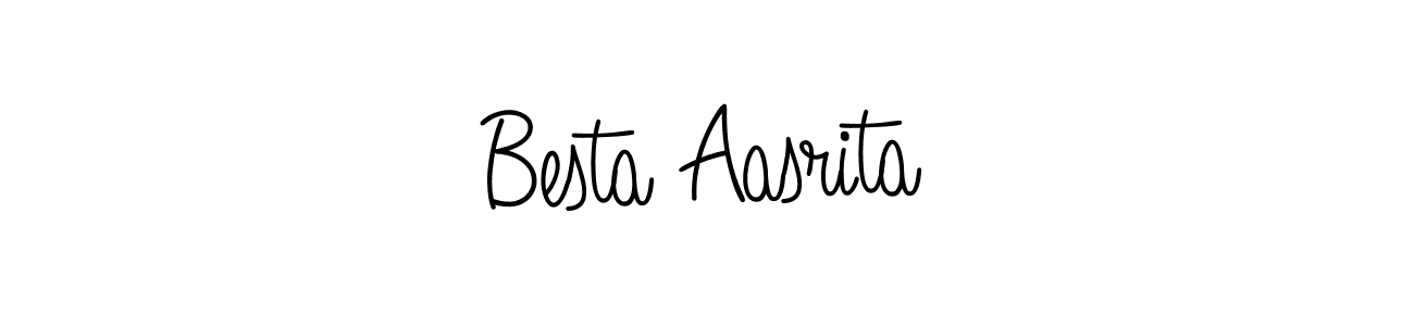 Besta Aasrita stylish signature style. Best Handwritten Sign (Angelique-Rose-font-FFP) for my name. Handwritten Signature Collection Ideas for my name Besta Aasrita. Besta Aasrita signature style 5 images and pictures png