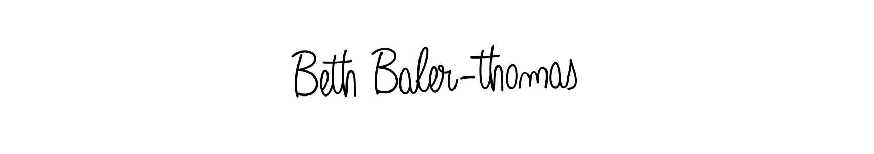 Beth Baler-thomas stylish signature style. Best Handwritten Sign (Angelique-Rose-font-FFP) for my name. Handwritten Signature Collection Ideas for my name Beth Baler-thomas. Beth Baler-thomas signature style 5 images and pictures png