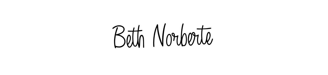 Also we have Beth Norberte name is the best signature style. Create professional handwritten signature collection using Angelique-Rose-font-FFP autograph style. Beth Norberte signature style 5 images and pictures png