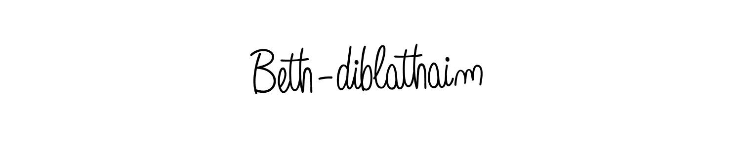 You should practise on your own different ways (Angelique-Rose-font-FFP) to write your name (Beth-diblathaim) in signature. don't let someone else do it for you. Beth-diblathaim signature style 5 images and pictures png