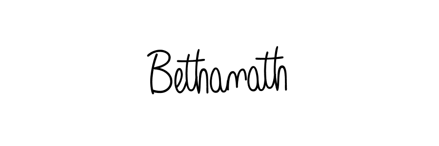 Use a signature maker to create a handwritten signature online. With this signature software, you can design (Angelique-Rose-font-FFP) your own signature for name Bethanath. Bethanath signature style 5 images and pictures png