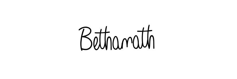 Use a signature maker to create a handwritten signature online. With this signature software, you can design (Angelique-Rose-font-FFP) your own signature for name Bethanath. Bethanath signature style 5 images and pictures png