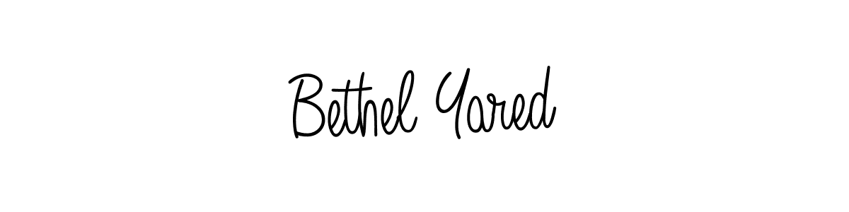 Design your own signature with our free online signature maker. With this signature software, you can create a handwritten (Angelique-Rose-font-FFP) signature for name Bethel Yared. Bethel Yared signature style 5 images and pictures png