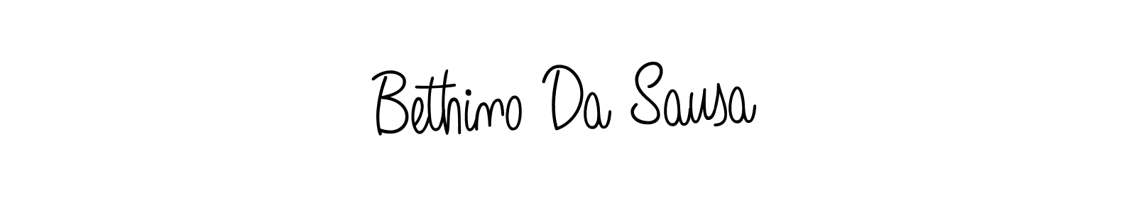 Use a signature maker to create a handwritten signature online. With this signature software, you can design (Angelique-Rose-font-FFP) your own signature for name Bethino Da Sausa. Bethino Da Sausa signature style 5 images and pictures png