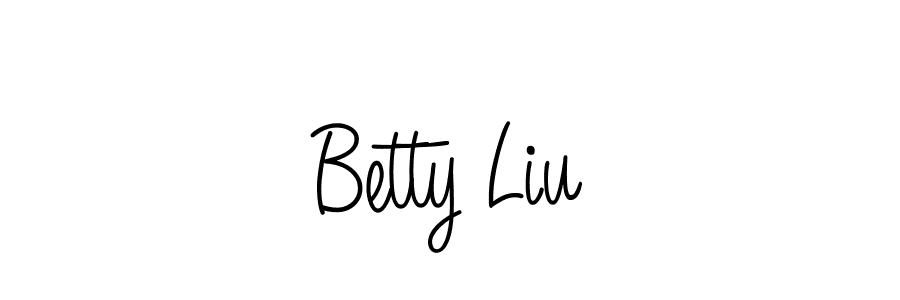 The best way (Angelique-Rose-font-FFP) to make a short signature is to pick only two or three words in your name. The name Betty Liu include a total of six letters. For converting this name. Betty Liu signature style 5 images and pictures png