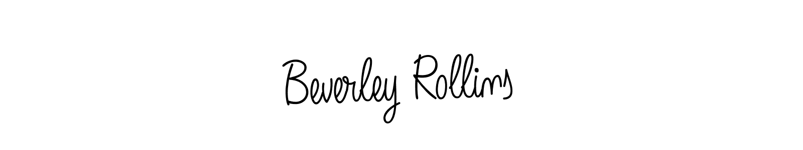 Make a beautiful signature design for name Beverley Rollins. Use this online signature maker to create a handwritten signature for free. Beverley Rollins signature style 5 images and pictures png