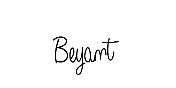 Use a signature maker to create a handwritten signature online. With this signature software, you can design (Angelique-Rose-font-FFP) your own signature for name Beyant. Beyant signature style 5 images and pictures png