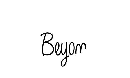 Once you've used our free online signature maker to create your best signature Angelique-Rose-font-FFP style, it's time to enjoy all of the benefits that Beyon name signing documents. Beyon signature style 5 images and pictures png