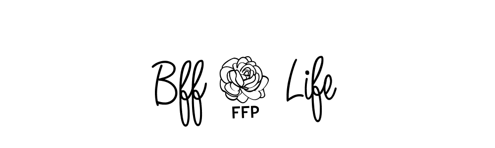 How to make Bff 4 Life signature? Angelique-Rose-font-FFP is a professional autograph style. Create handwritten signature for Bff 4 Life name. Bff 4 Life signature style 5 images and pictures png