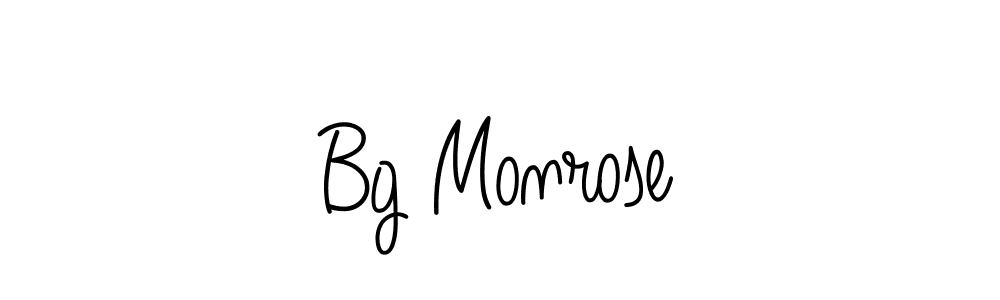 This is the best signature style for the Bg Monrose name. Also you like these signature font (Angelique-Rose-font-FFP). Mix name signature. Bg Monrose signature style 5 images and pictures png