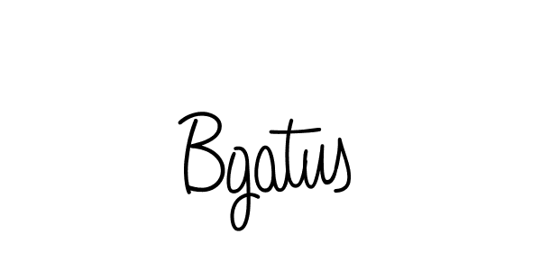 The best way (Angelique-Rose-font-FFP) to make a short signature is to pick only two or three words in your name. The name Bgatus include a total of six letters. For converting this name. Bgatus signature style 5 images and pictures png