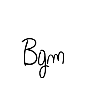 You should practise on your own different ways (Angelique-Rose-font-FFP) to write your name (Bgm) in signature. don't let someone else do it for you. Bgm signature style 5 images and pictures png