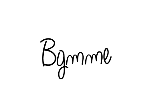 The best way (Angelique-Rose-font-FFP) to make a short signature is to pick only two or three words in your name. The name Bgmme include a total of six letters. For converting this name. Bgmme signature style 5 images and pictures png