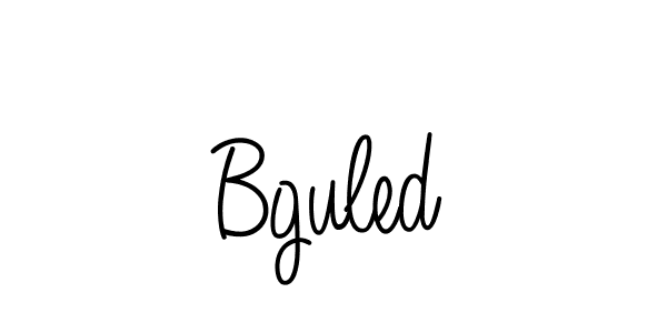 How to make Bguled name signature. Use Angelique-Rose-font-FFP style for creating short signs online. This is the latest handwritten sign. Bguled signature style 5 images and pictures png