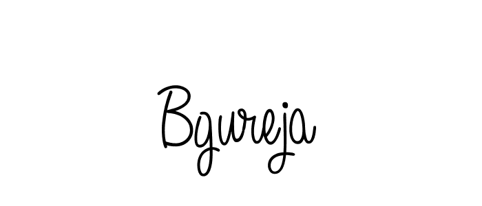 You should practise on your own different ways (Angelique-Rose-font-FFP) to write your name (Bgureja) in signature. don't let someone else do it for you. Bgureja signature style 5 images and pictures png