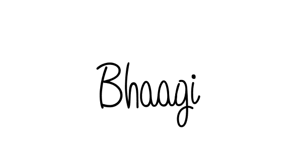 Design your own signature with our free online signature maker. With this signature software, you can create a handwritten (Angelique-Rose-font-FFP) signature for name Bhaagi. Bhaagi signature style 5 images and pictures png
