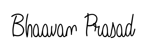 A timeless handwritten aesthetic for Bhaavan Prasad. The Angelique-Rose-font-FFP font gives your signature a handcrafted feel with natural curves. Bhaavan Prasad signature style 5 images and pictures png