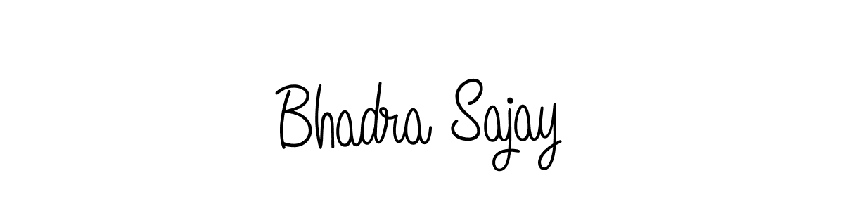 Angelique-Rose-font-FFP is a professional signature style that is perfect for those who want to add a touch of class to their signature. It is also a great choice for those who want to make their signature more unique. Get Bhadra Sajay name to fancy signature for free. Bhadra Sajay signature style 5 images and pictures png