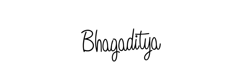 Make a beautiful signature design for name Bhagaditya. With this signature (Angelique-Rose-font-FFP) style, you can create a handwritten signature for free. Bhagaditya signature style 5 images and pictures png