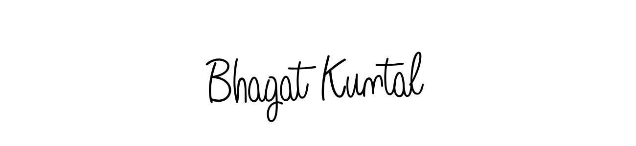 How to make Bhagat Kuntal signature? Angelique-Rose-font-FFP is a professional autograph style. Create handwritten signature for Bhagat Kuntal name. Bhagat Kuntal signature style 5 images and pictures png