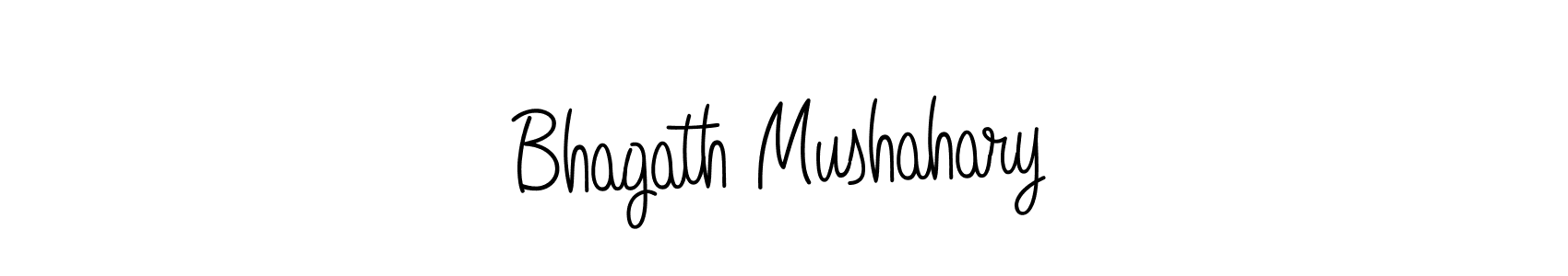 Also we have Bhagath Mushahary name is the best signature style. Create professional handwritten signature collection using Angelique-Rose-font-FFP autograph style. Bhagath Mushahary signature style 5 images and pictures png
