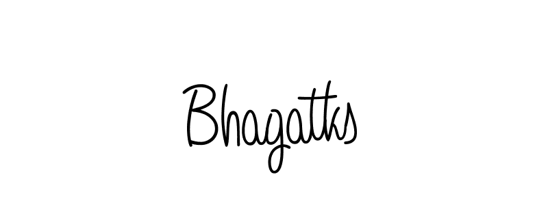 The best way (Angelique-Rose-font-FFP) to make a short signature is to pick only two or three words in your name. The name Bhagatks include a total of six letters. For converting this name. Bhagatks signature style 5 images and pictures png