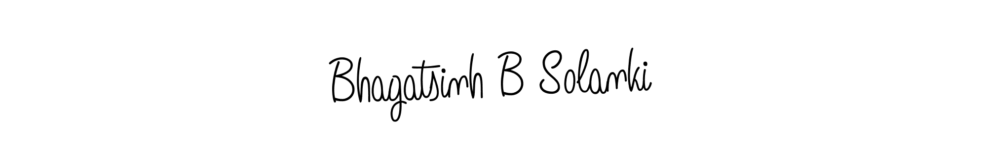 You should practise on your own different ways (Angelique-Rose-font-FFP) to write your name (Bhagatsinh B Solanki) in signature. don't let someone else do it for you. Bhagatsinh B Solanki signature style 5 images and pictures png