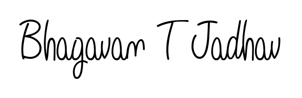 Bhagavan T Jadhav stylish signature style. Best Handwritten Sign (Angelique-Rose-font-FFP) for my name. Handwritten Signature Collection Ideas for my name Bhagavan T Jadhav. Bhagavan T Jadhav signature style 5 images and pictures png