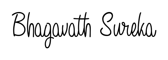 A timeless handwritten aesthetic for Bhagavath Sureka. The Angelique-Rose-font-FFP font gives your signature a handcrafted feel with natural curves. Bhagavath Sureka signature style 5 images and pictures png
