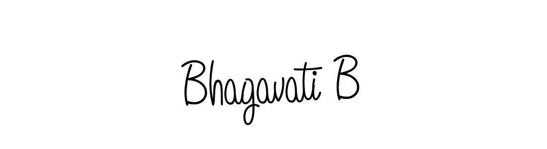 You should practise on your own different ways (Angelique-Rose-font-FFP) to write your name (Bhagavati B) in signature. don't let someone else do it for you. Bhagavati B signature style 5 images and pictures png